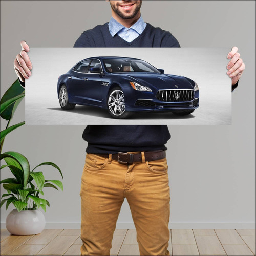 Cuadro 30x80cm Auto 2016 Maserati Quattroporte G 245