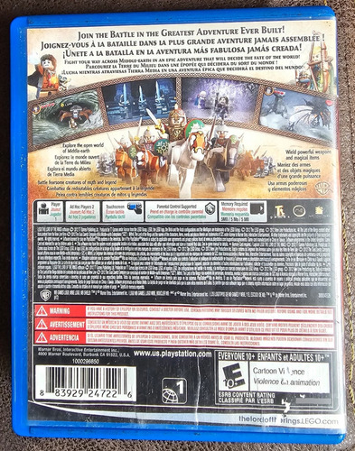 Videojuego Lego El Señor De Los Anillos Ps Vita Impecable (Usado)
