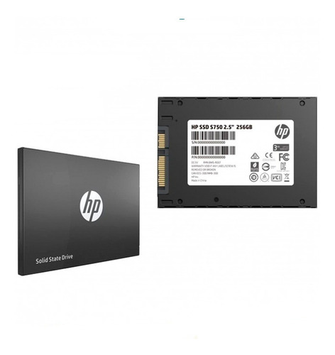 Unidad De Estado Solido Hp S750, 256gb, Sata Iii 6.0 Gb/s