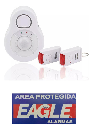 Alarma Domicilio Detect Movimiento Sirena Llavero 360° Pilar