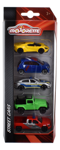 Pack 5 Autos Majorette Street Cars 