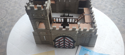 Playmobil Medieval Castillo Ref. 3667 Vintage Antiguo 1993 Gris Oscuro