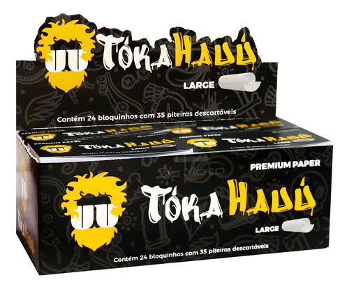 Caixa De Piteira De Papel Toka Hauú Large Tabacaria Atacado