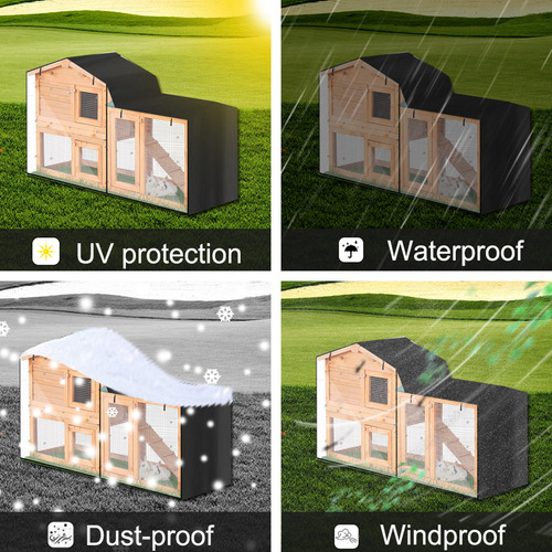 (b) Fundas Para Conejeras De Conejo Con Forma De Caja Para P