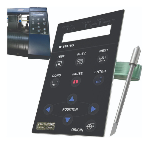 Teclado Graphtec Plotter Mk2 Med. Original + Navaja Gratis