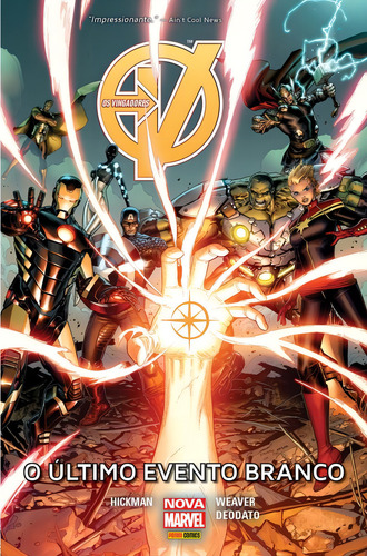 Vingadores: O Último Evento Branco, de Hickman, Jonathan. Editorial Panini Brasil LTDA, capa dura em português, 2015