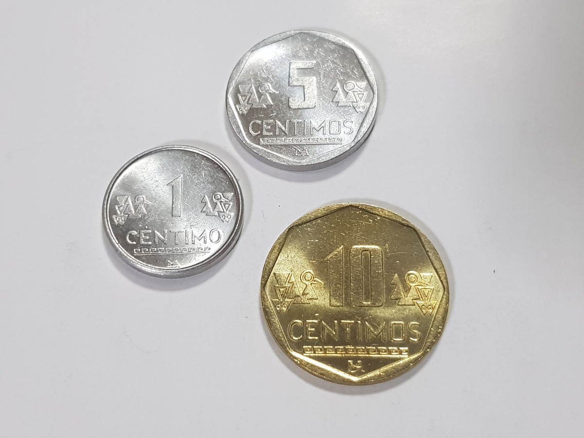 Moneda Peruana 0.01 0.05 Y 0.10 Céntimos Del 2009 | Mercado Libre