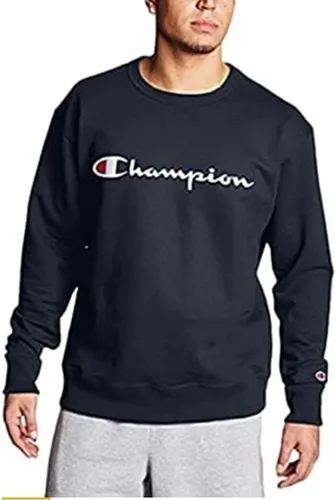 Sudadera Champion Men s Graphic Powerblend Fleece Crew G Cuotas