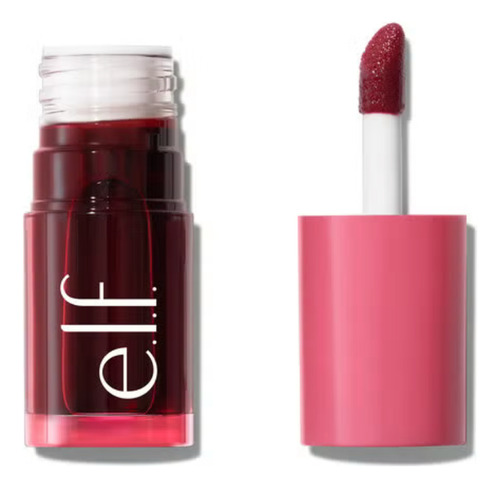 Elf Sheer For It Blush Tint Labios Y Mejillas Larga Duración Left On Red