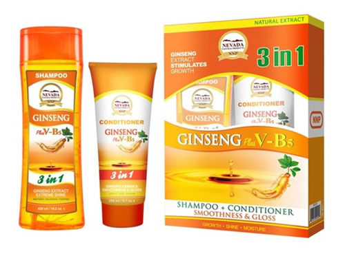Kit Shampoo + Acondicionador De Ginseng - mL a $35