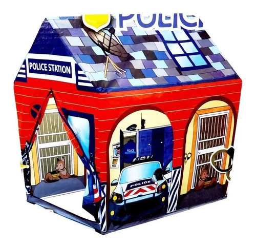 Carpa Casita Policia Juegos Facil Armado Resistente Lavable 