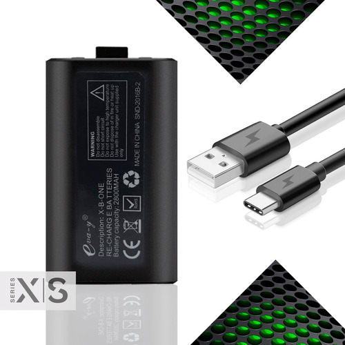 Imagen 1 de 7 de Carga Y Juega Compatible Xbox Series S X Recargable C/envio