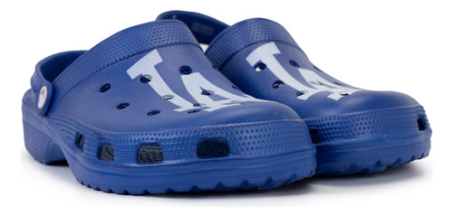 Sandalias Fexpro Hombre Mlb Clogs Dodgers Los Angeles Azul