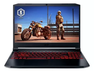 Notebook Gamer Acer An515-57-76va I7 8gb 512gb Ssd 15.6 W11 Cor Preto com detalhes em vermelho