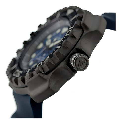 Relógio Citizen Bn0227-09l Eco-drive Diver´s Azul Tz31641f Bisel Prateado