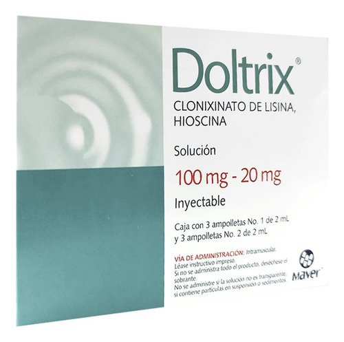 Doltrix Solución Inyectable 100mg/20mg 3 Ampolletas