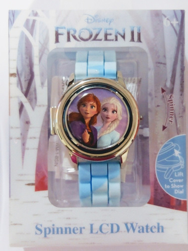 Reloj Digital Frozen Ii Spinner Para Niña 