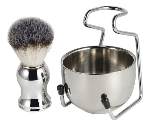 ` .. Set De Brochas De Afeitar For Hombre Con Taza De Tazón