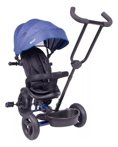 Imagen 3 de 3 de Triciclo Paseador Asiento Giratorio Mp3, Bluetooth Y Usb