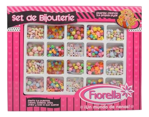 Set Bijouterie X20 Celdas Para Niñas Fiorella 59718