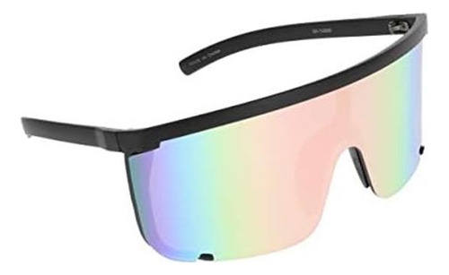 Elite Gafas De Sol Unisex De Gran Tamaño Super Shield Con Le