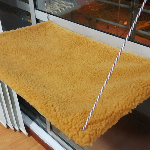 Hamacas De Ventana Para Gatos. Tela De Peluche - Miel Felina