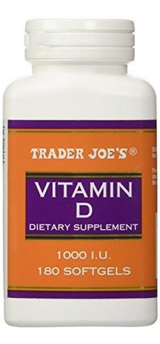Trader Joe's Vitamina A D-3 1000iu, 180softgels