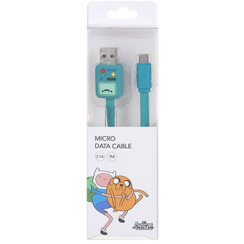 Cabo Usb X Micro Usb- Adventure Time, Bmo, 1 Metro