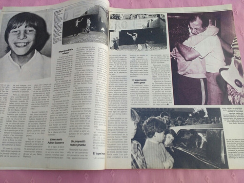 Revista Semana Gráfica Sabatini Póster 1985 Anteojito Juego (Usado)