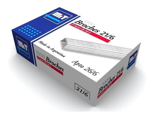 Imagen 2 de 2 de Broche Mit 21/6 X1000 - 5 Cajas