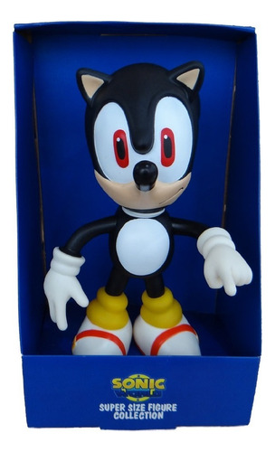Boneco Sonic Preto Grande Action Figure Shadow - Articulado