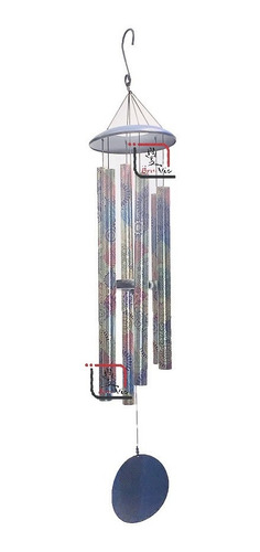 Campana De Viento Mandala Wind Chime 6 Tubos 115 Cm Color