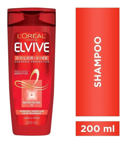 Elvive Loreal Paris Shampoo Color Vive 200ml