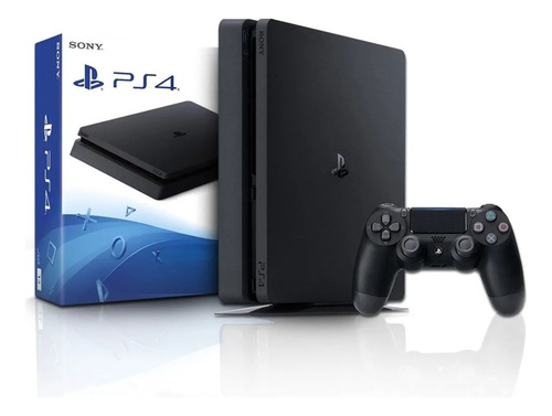 Playstation 4 Slim 1tb (ps4) Color Jet Black (Reacondicionado)