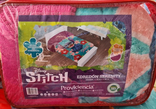 Cobertor Reverso Borrega Cuna Stitch Marca Providencia