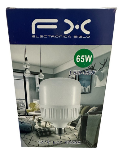 Foco Grande Luz Blanca Led 65 W Industrial Barato