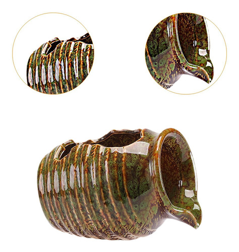 Olla De Arcilla Para Agua Circulante, Fuente De Verde