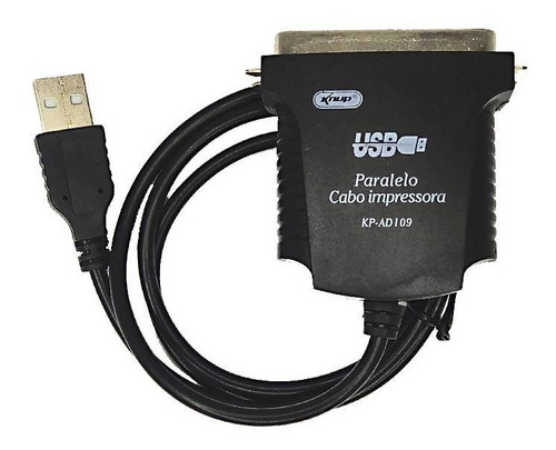 Cabo Conversor Usb Paralelo Db36 Lpt Impressora Lx300 36 Pin