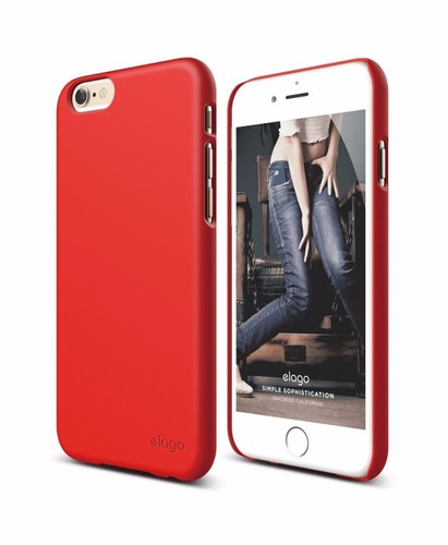 Forro Protector Slimfit 2 Elago Para iPhone 6/6s + Lamina