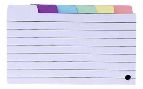 Conjunto De Separadores De Tarjetas De Índice Con Pestañas