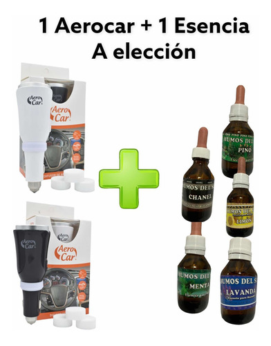 Difusor Aromatico Automatico Autos + Fragancias X 1 Y + Usos