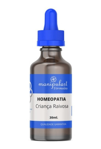 Homeopatia Para Criança Raivosa 30ml