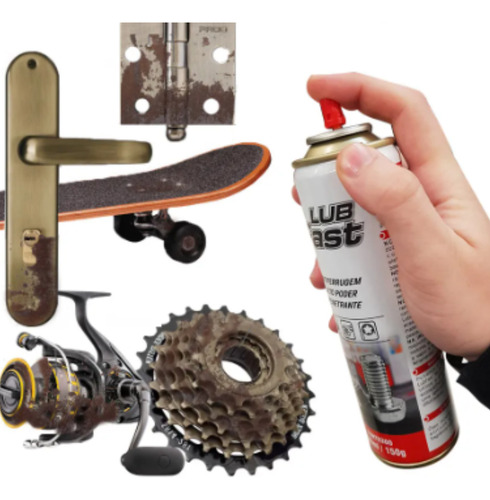 Kit 2 Óleo Desengripante Lubrificante Multiuso 300ml Spray