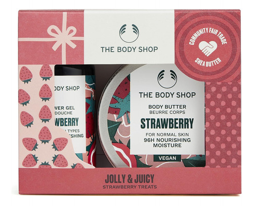 The Body Shop Jolly & Juicy Strawberry Treats - Juego De Re.