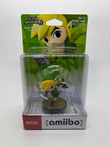 Amiibo Toon Link Super Smash Bros. Original Nintendo