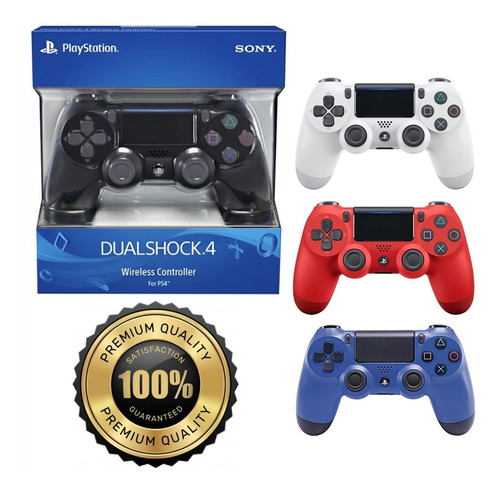 Control Dualshock Inalámbrico Playstation 4 Unicolor Liso