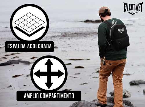 Imagen 3 de 10 de Mochila Everlast Militar Liviana Deporte Diseño Nuevo Tsr!!!