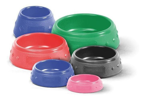 Comedouro E Bebedouro Para Cães N2 Azul 16cm Nutriplan