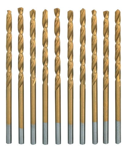 Brocas Acero De Titanio De Alta Velocidad 7 De 3/32 PuLG