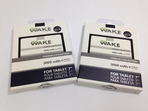 Imagen 2 de 4 de Bateria Tablet Wake 3.7v 3000mah 9x7x3.5cm Kingpc7 (tienda)